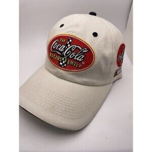 Ricky Rudd 21 2003 NASCAR Coca-Cola Racing Family White Adjustable Cap Hat